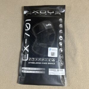 EXOUS BODYGEAR EX-701 Adjustable Stabilizing Performance‎ Knee Brace • Medium